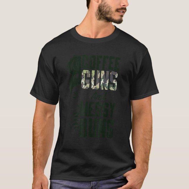 Camiseta Armas de café divertidas e exclusivas e freios de  (Frente)