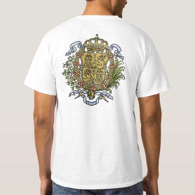 Camiseta Armas de Casaco espanhola (Verso)