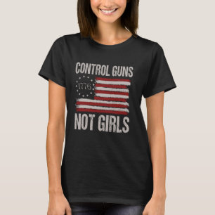Camiseta Armas de Controle Não Raparigas