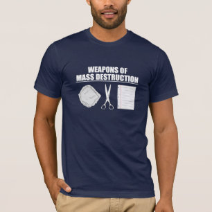 Camiseta Armas de destruição maciça