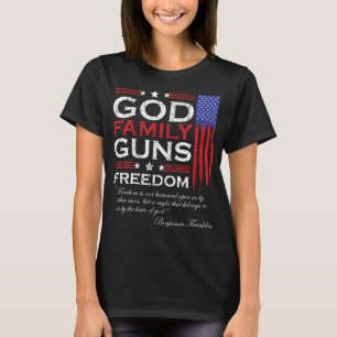 CAMISETA ARMAS DE DEUS DA FAMÍLIA E LIBERDADE CHRISTIAN MAG