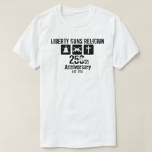 Armas de Liberdade Religião Estabelecida 1776 250º