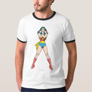 Camiseta Armas de Mulher Maravilha Cruzadas