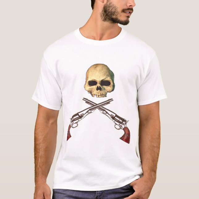 Camiseta armas do crânio seis (Frente)