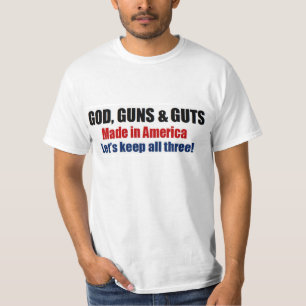 Camiseta Armas do deus & entranhas - pro tropas da arma