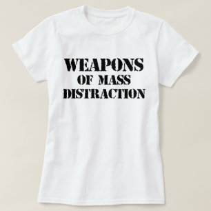 Camiseta Armas do t-shirt maciço da distracção