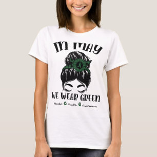 Camiseta Armas Em Maio Vestimos Consciência Mental Verde