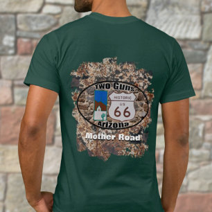 Camiseta Armas históricas do ~ dois da rota 66, arizona