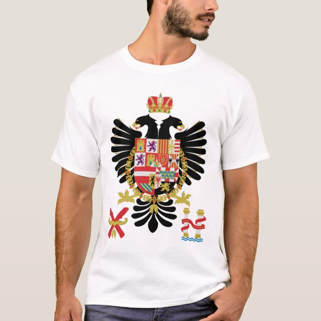 Camiseta Armas imperiais do CARLOS V (Frente)