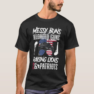 Camiseta Armas Mensais E Carregadas Levantam Leões E Patri