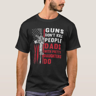 Camiseta Armas não Matares Pais Pessoas com luz Bonito