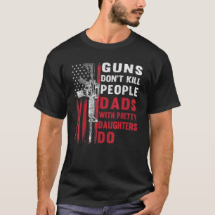 Camiseta Armas não Matares Pais Pessoas com luz Bonito