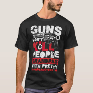 Camiseta Armas não matares Pessoas brincadeiras de família