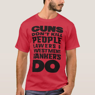 Camiseta Armas não matares pessoas Pretas