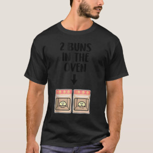 Camiseta Armas No Anúncio De Gravidez Do Forno Twins