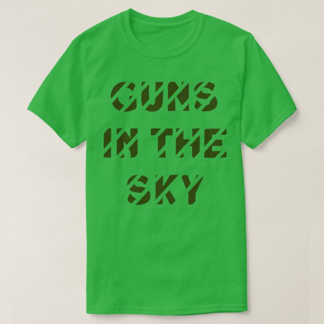 Camiseta Armas No Céu (Frente do Design)