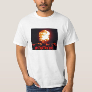 Camiseta Armas nucleares - T branco