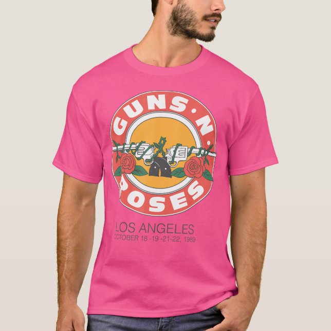 Camiseta Armas Oficiais N Rosas 1989 Bullet Seal La (Frente)