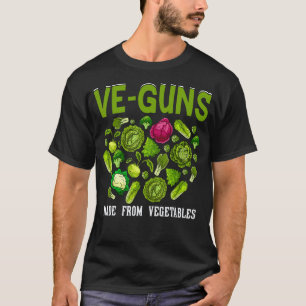 Camiseta Armas Ve-Guns Feitas De Legumes - Vegano Vegetaria