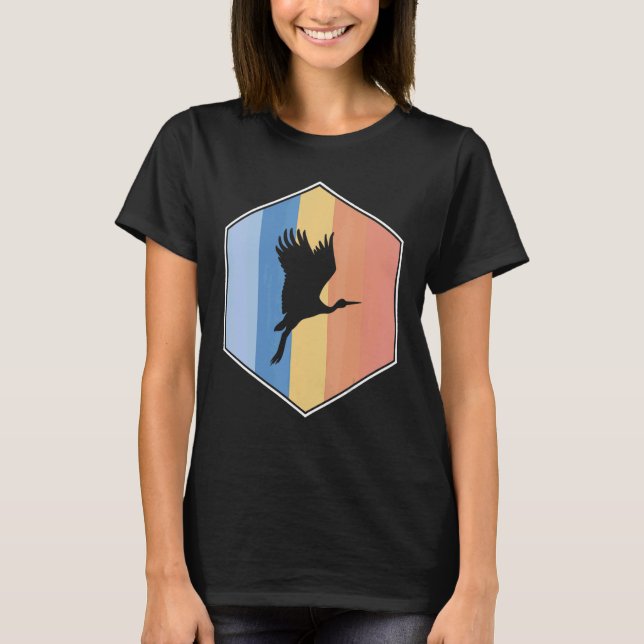 Camiseta Armazenagem Com Cores Retroativas Num Hexágono (Frente)