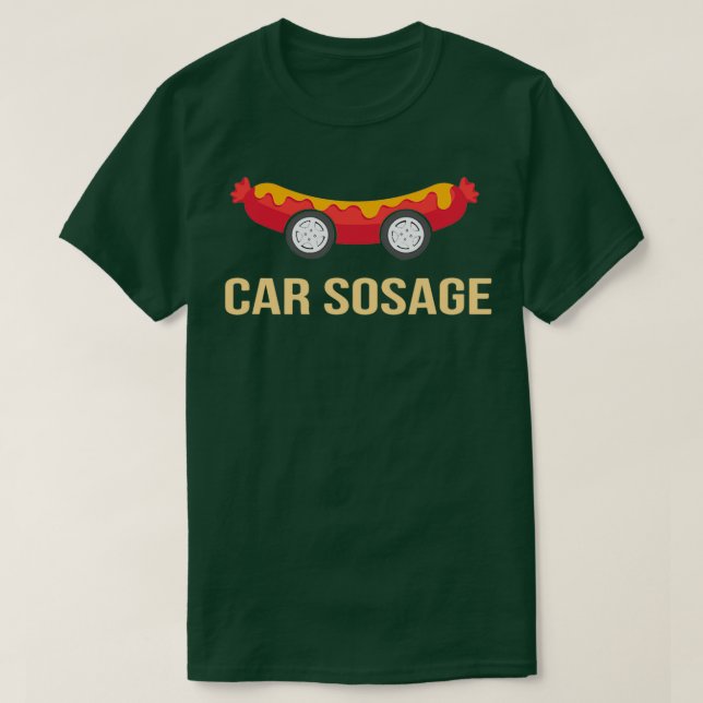 Camiseta armazenagem de automóveis (Frente do Design)