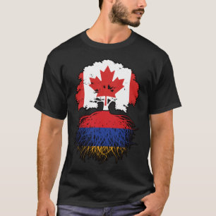 Camiseta Armênia - Armênio canadense - Bandeira de Raízes d