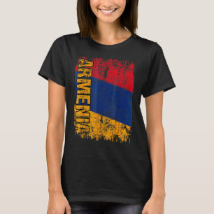 Camiseta ARMÊNIA Big Flag Vintage afligiu ARMÊNIA