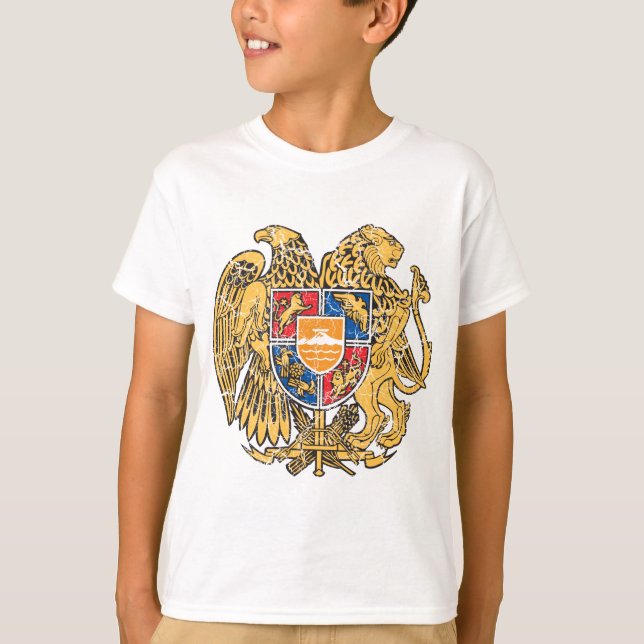Camiseta Armênia Casaco De Armas (Frente)