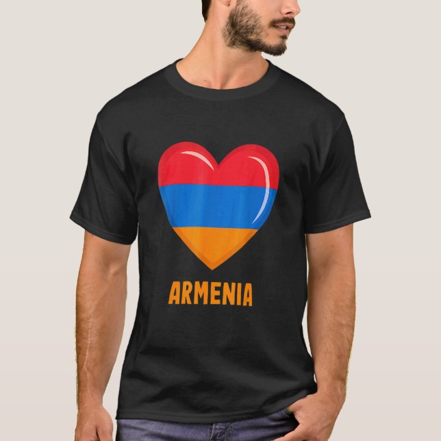 Camiseta Armenia Flag   Armenian (Frente)