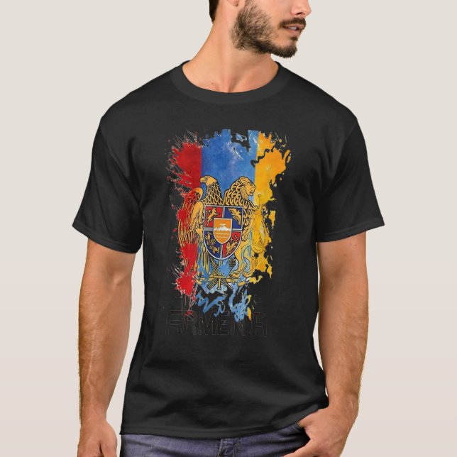 Camiseta Armenia Flag  Armenian clothes  Armenia   for wome (Frente)