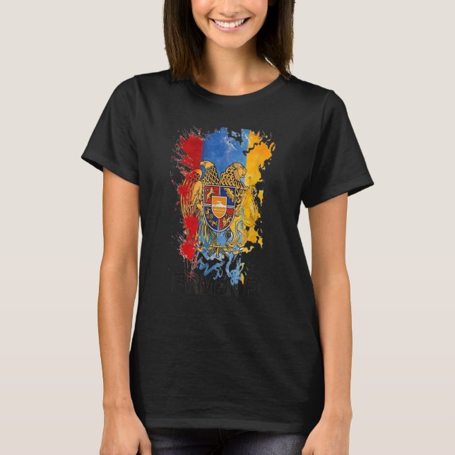 Camiseta Armenia Flag  Armenian clothes  Armenia   for wome (Frente)
