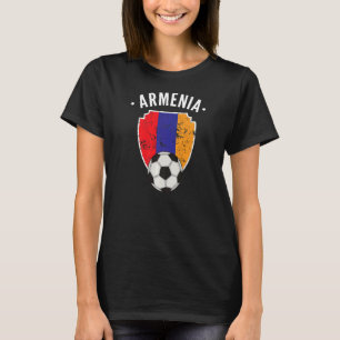 Camiseta Armênia Futebol Armênia Bandeira Futebol armênio o