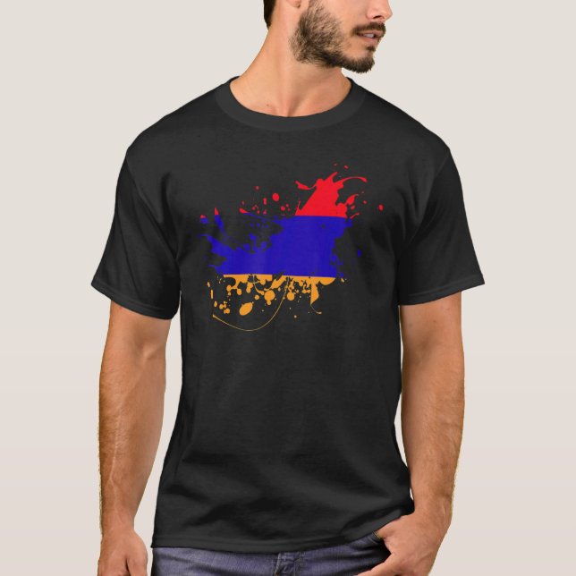 Camiseta Armenia independence Day 21 Sep Armenian Flag Patr (Frente)