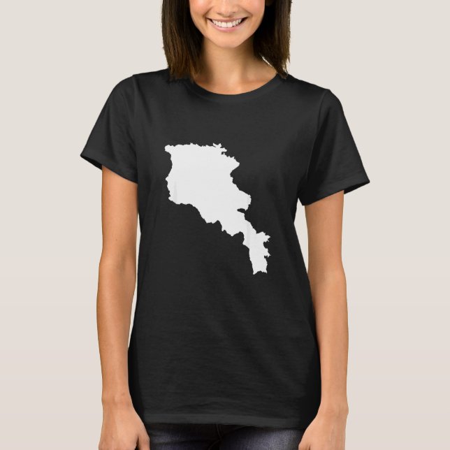 Camiseta Armenia map (Frente)