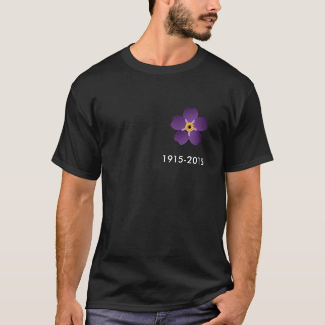 Camiseta Armenian Genocide 100th anniversary t-shirt (Frente)