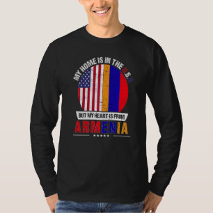 Camiseta Armênio americano Patriot Heart é da Armênia Gr