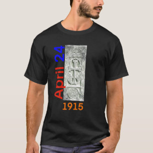 Camiseta Armênio - Genocídio - 24 de abril de 1915 Khat