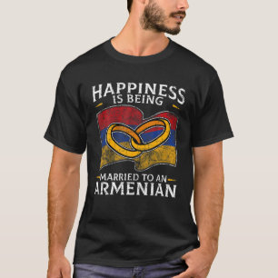 Camiseta Armênio Raízes Armênio Herança Casamento Casada F