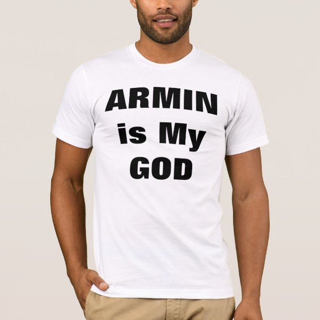 Camiseta ARMIN é meu DEUS (Frente)