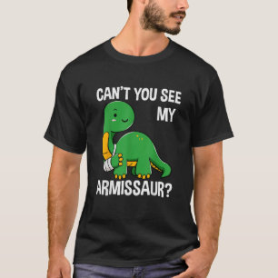 Camiseta Armissauro Ossos Quebrados Lesão no Braço Dinossau