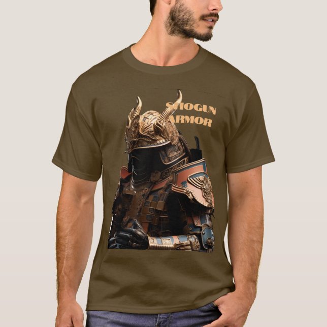 Camiseta Armor Art Shogun Samurai garantia Japão (Frente)