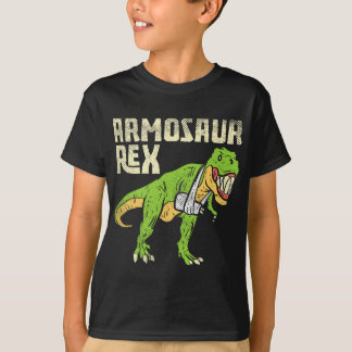 Camiseta Armosaur Rex Dinossaur Fraturados Braços Quebrados