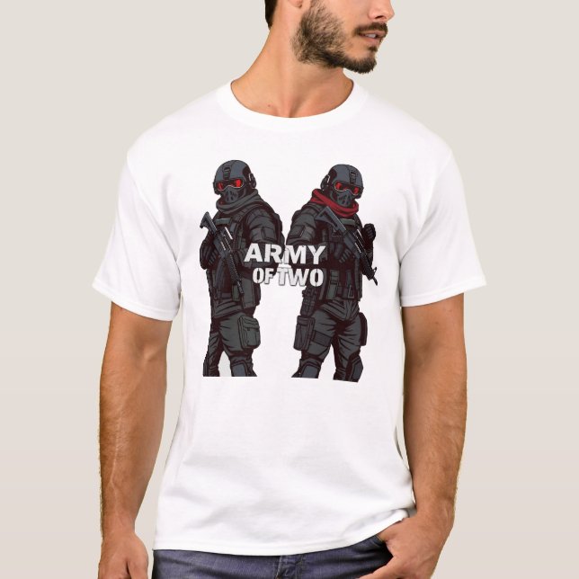 Camiseta „Army of Two – Vater & Sohn im Einsatz“ (Frente)