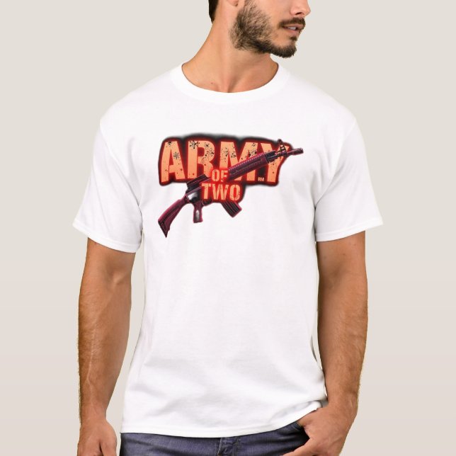 Camiseta „Army of Two – Vater & Sohn im Einsatz“ (Frente)
