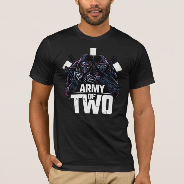 Camiseta „Army of Two – Vater & Sohn im Einsatz“ (Frente)