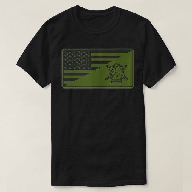 Camiseta Army Psychological Operations (PSYOP) Branch Ameri (Frente do Design)