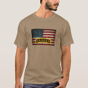 Camiseta Army Ranger School - Bandeira Americana