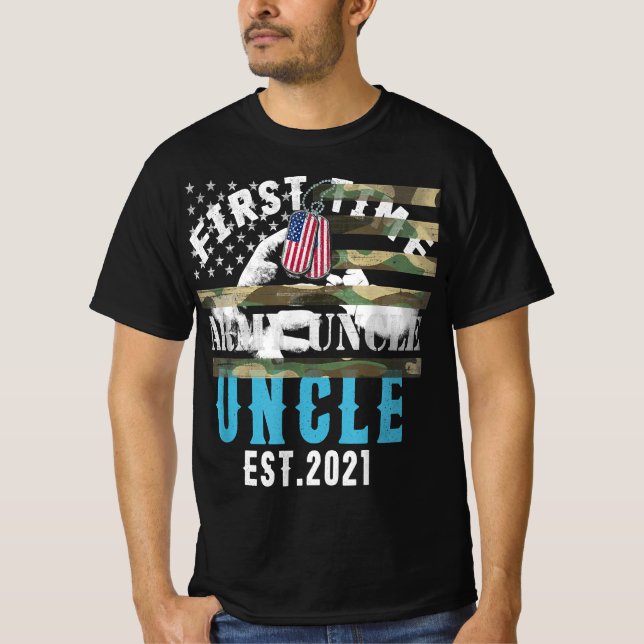 Camiseta Army Uncle  T-shirt (Frente)