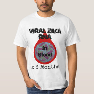 Camiseta ARN Viral Zika no Sangue x 3 Meses por RoseWrite