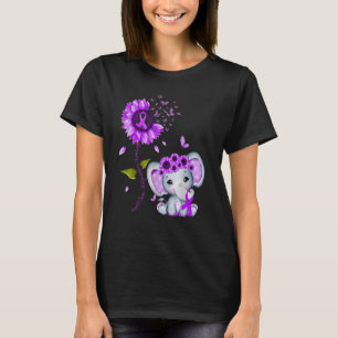 Camiseta Arnold Chiari Malformation Awarice Purple Hippie